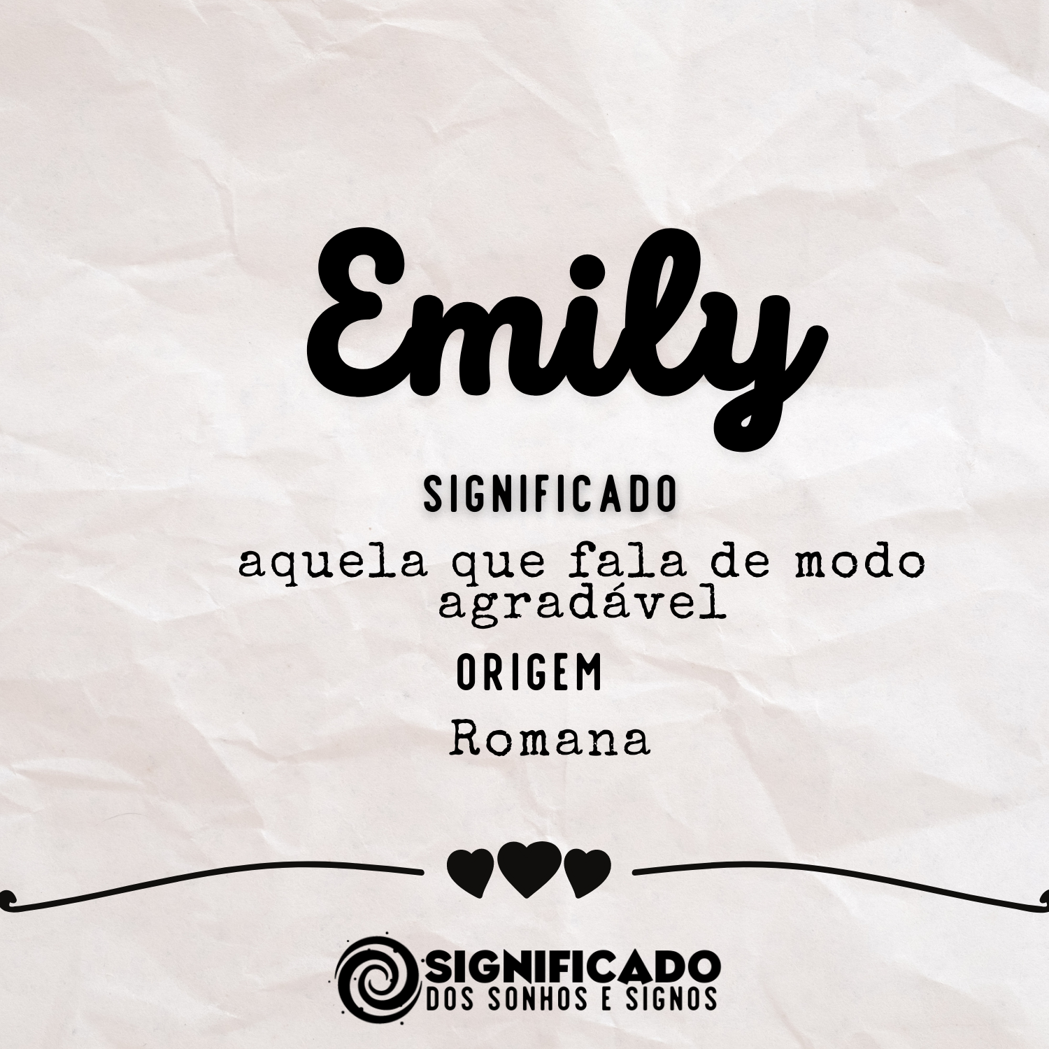  Emily - nombre significado, origen y popularidad